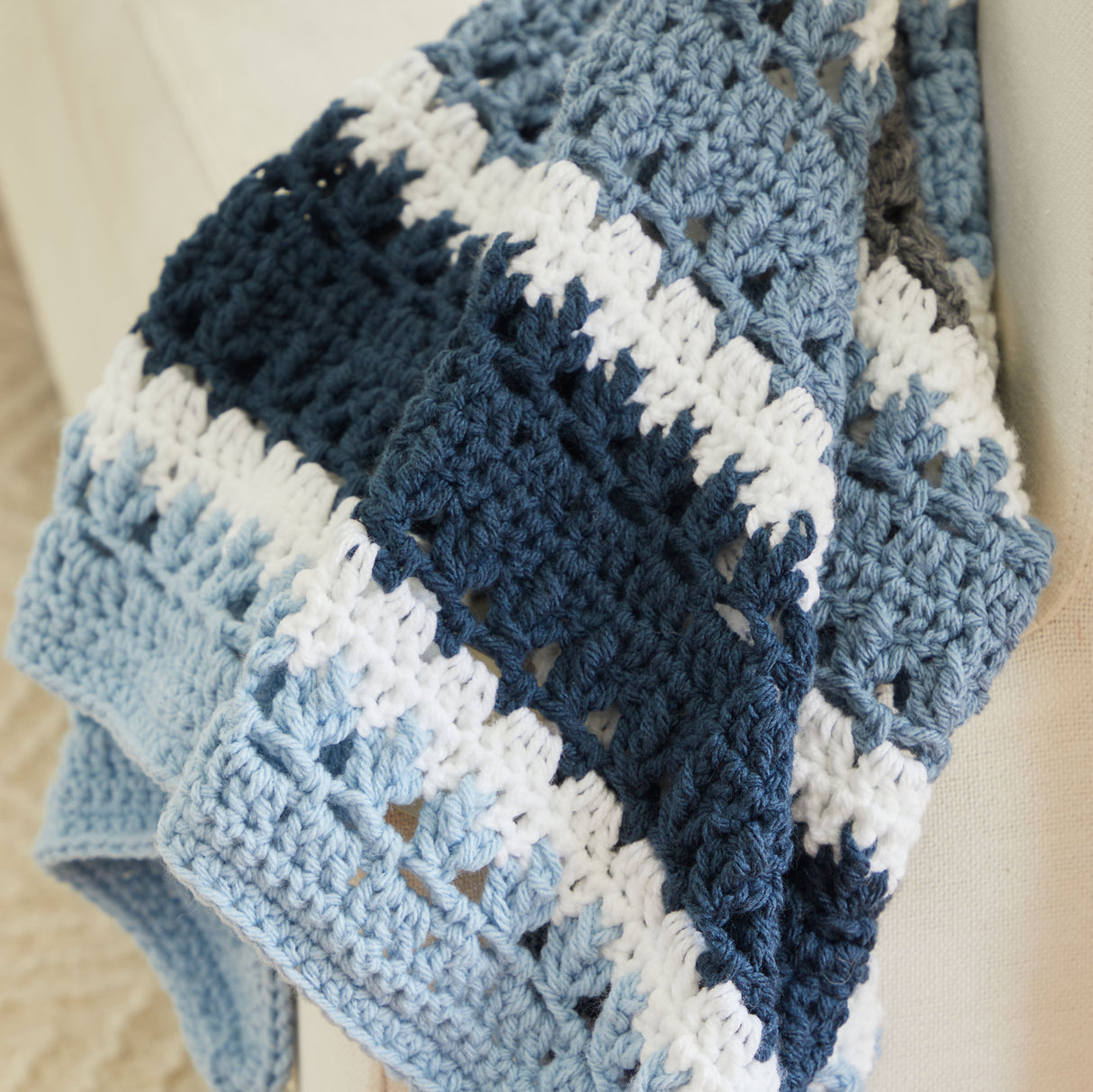 Stripe Upon Stripe Afghan