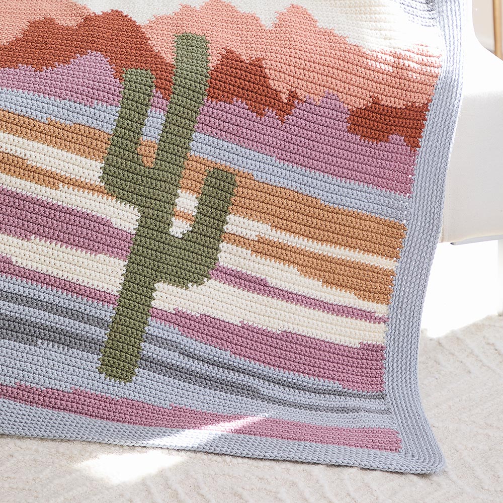 Desert Scene Afghan