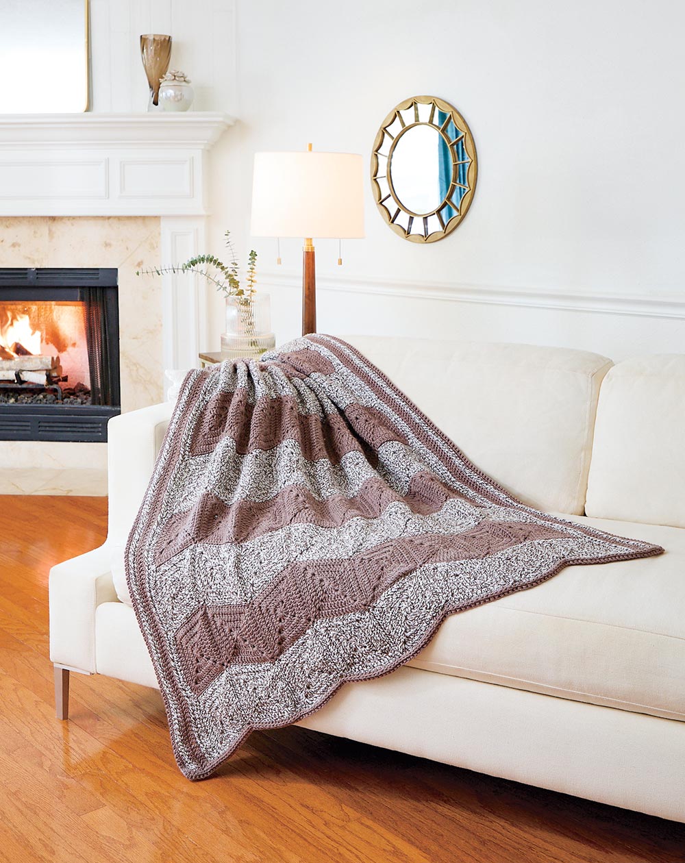 Sideways Chevron Blanket