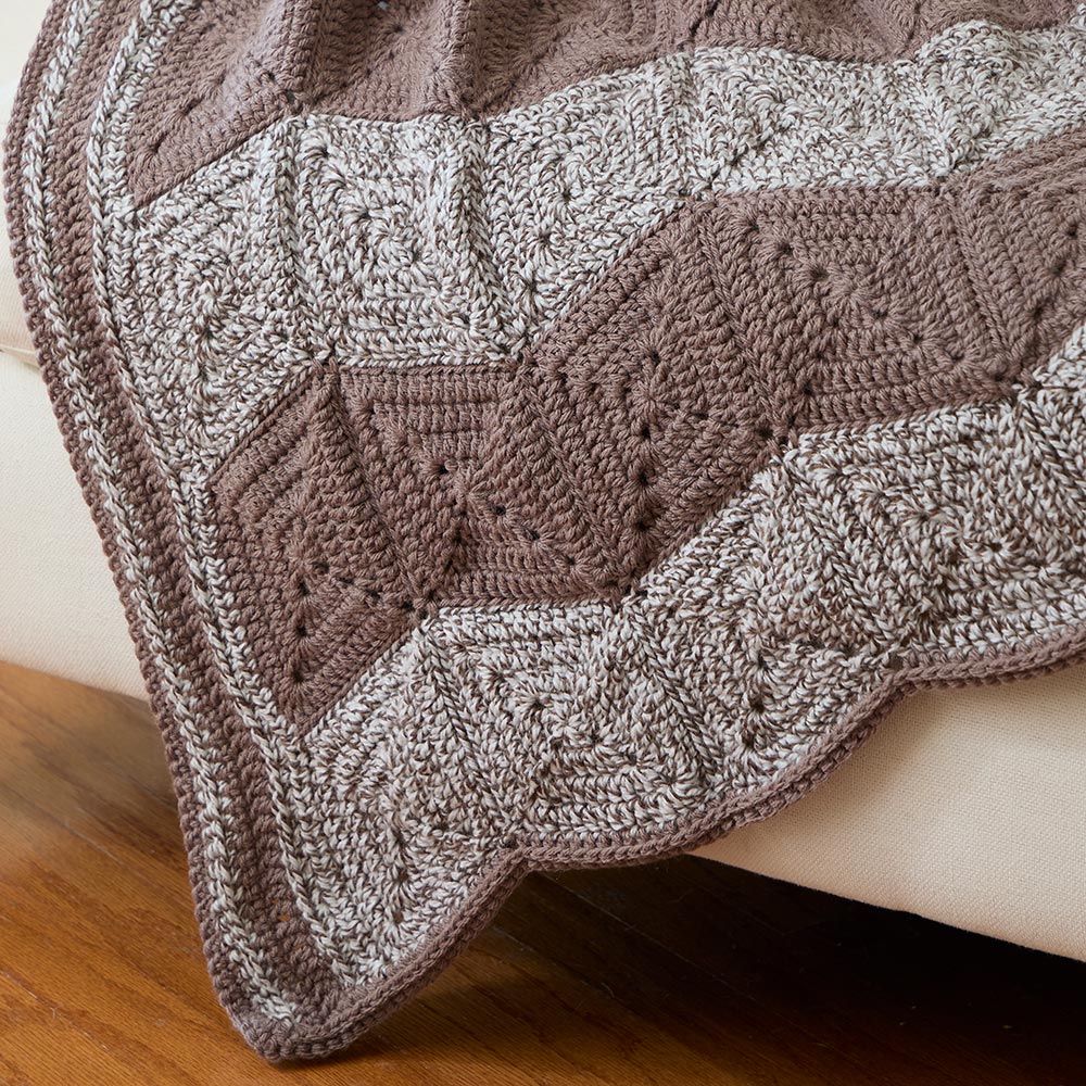 Sideways Chevron Blanket