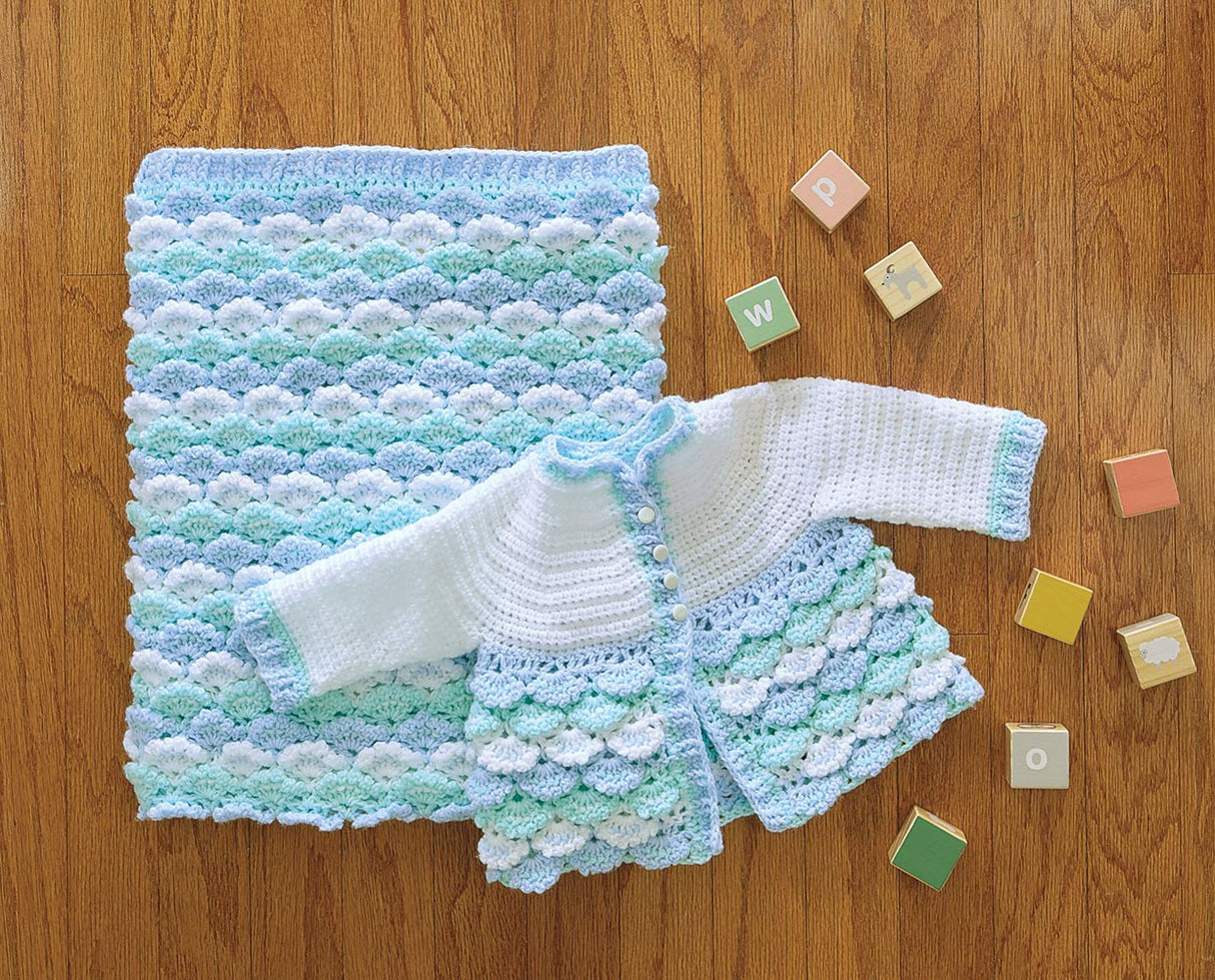 Picot Shells Baby Set