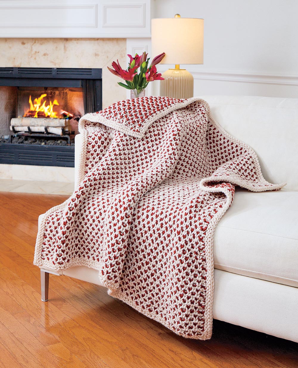 Reversible Dotted Blanket