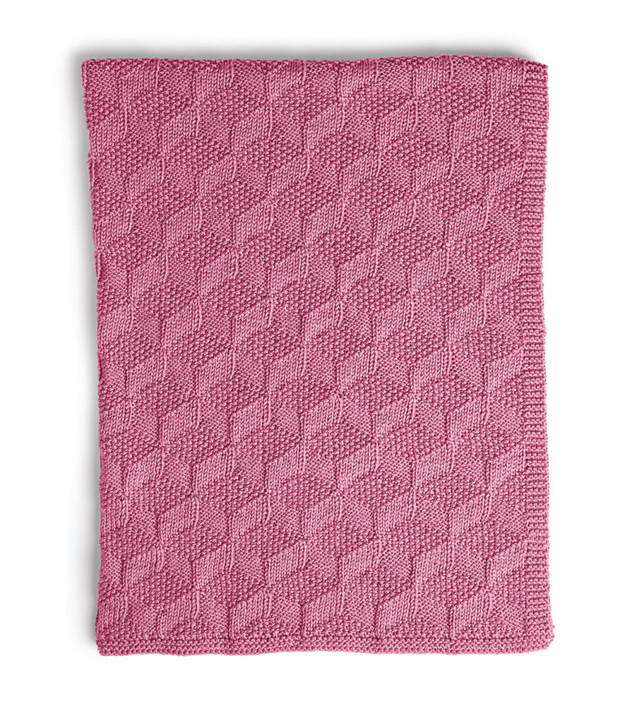 Stack Up Blocks Knit Blanket