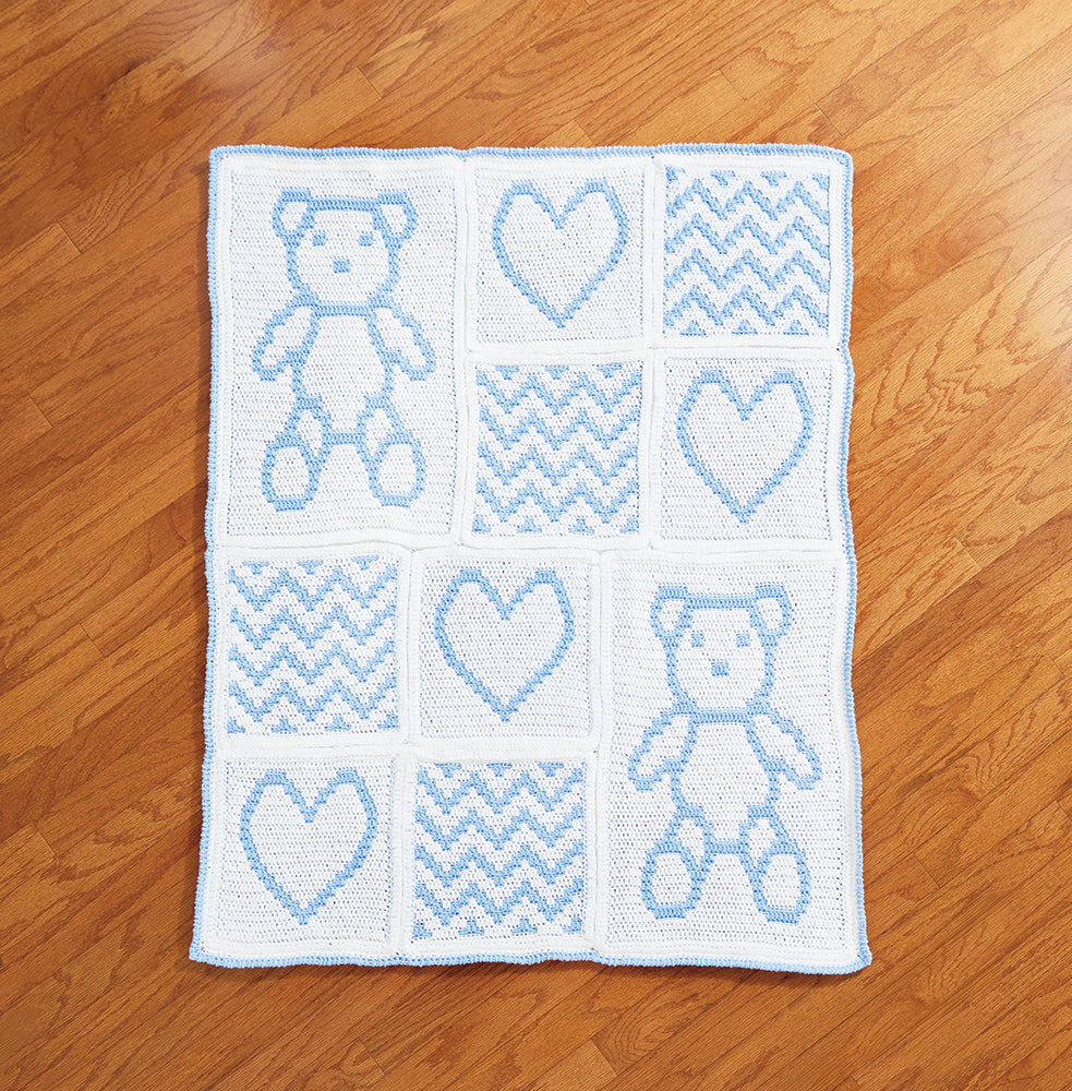 Bear-y Sweetheart Blanket