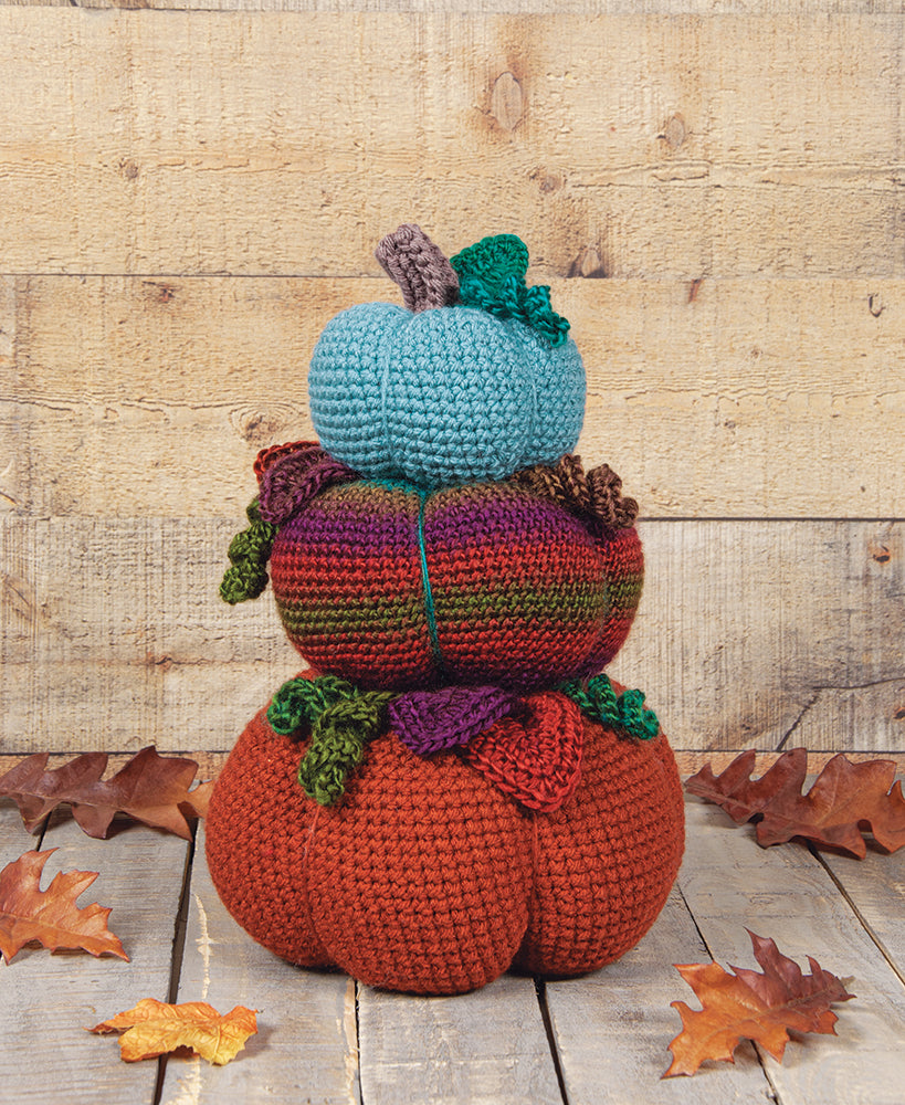 Fall Pumpkin Stack Crochet Kit