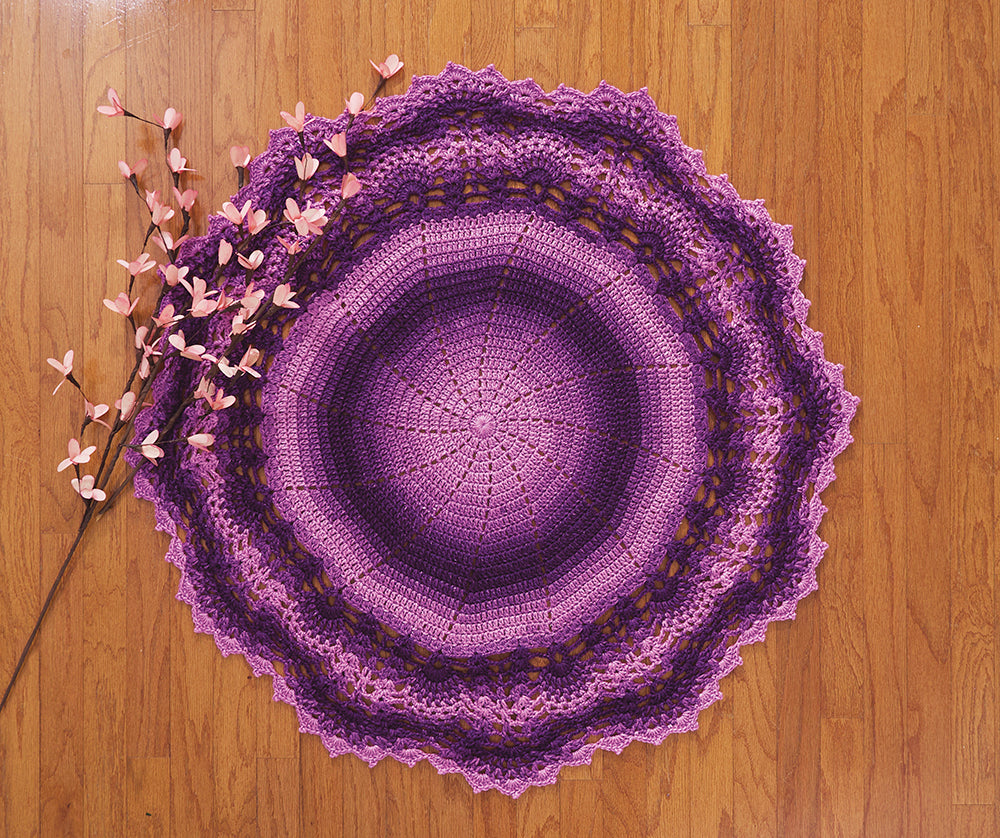 Pineapple Border Baby Blanket