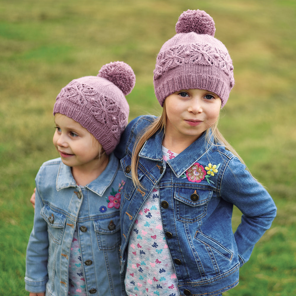 Child and Adult Starflake Hats