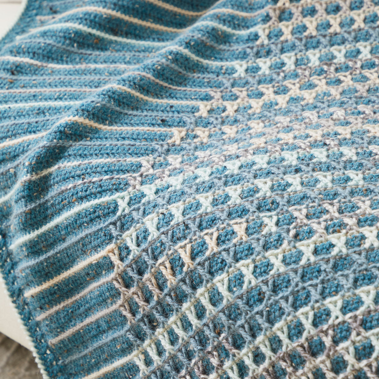 Caned Stitches Throw