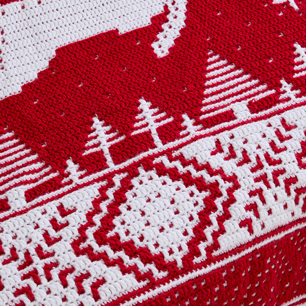 Christmas Joy Mosaic Afghan