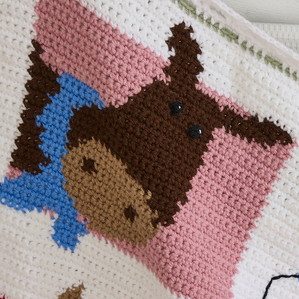 Farm Sweet Farm Baby Blanket