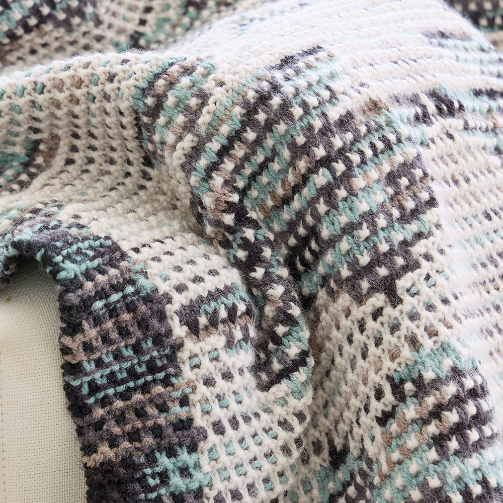 Southwest Motif Mosaic Blanket