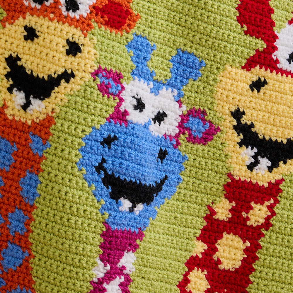 Playful Giraffes Baby Blanket