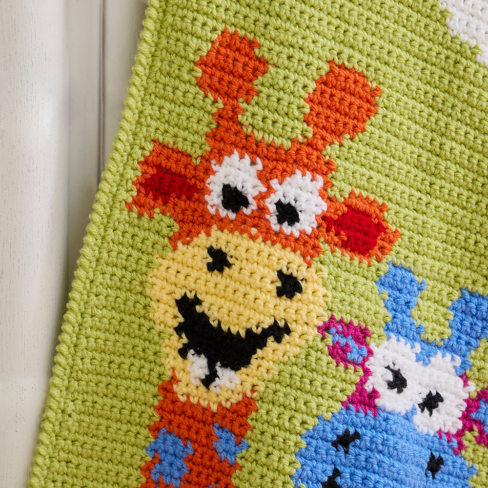 Playful Giraffes Baby Blanket
