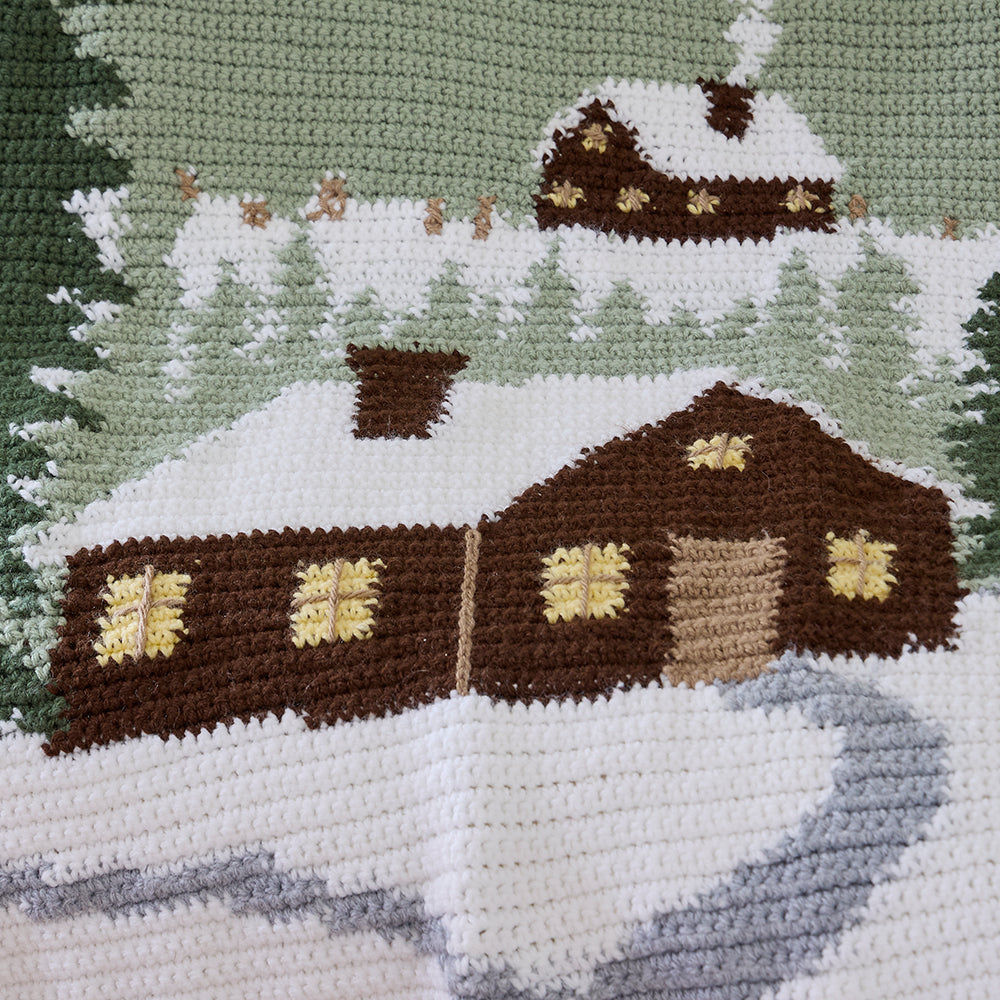 Winter Cabin Blanket