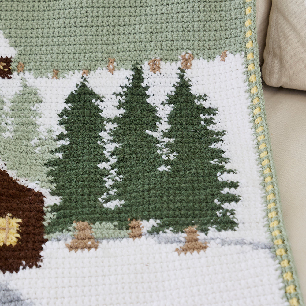 Winter Cabin Blanket