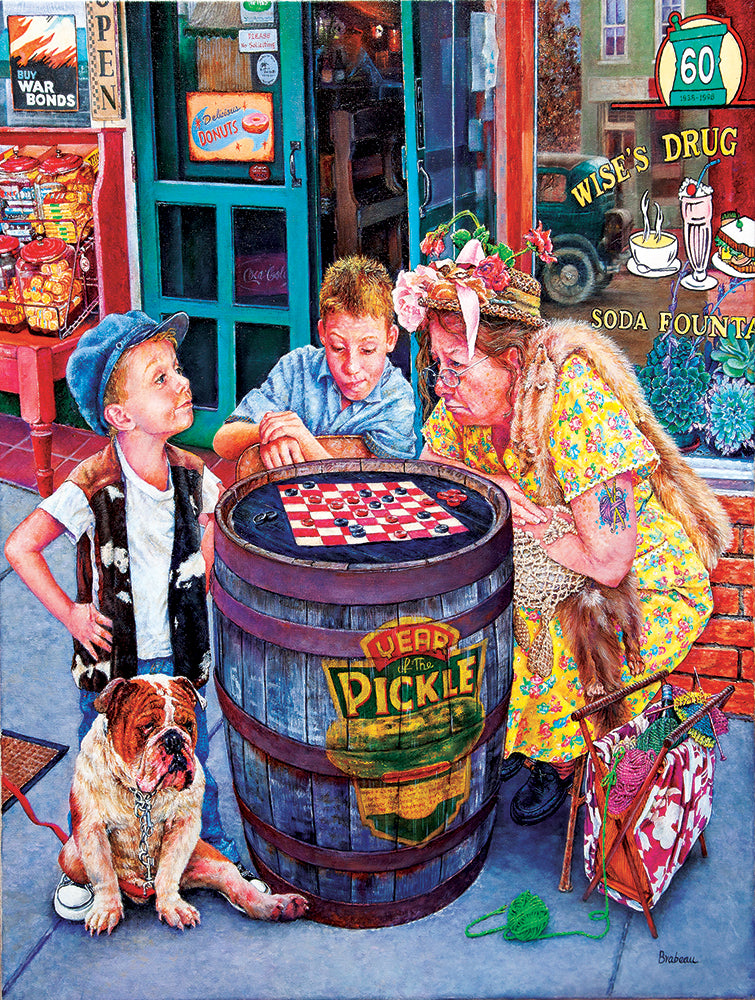 Checkers Anyone Jigsaw Puzzle