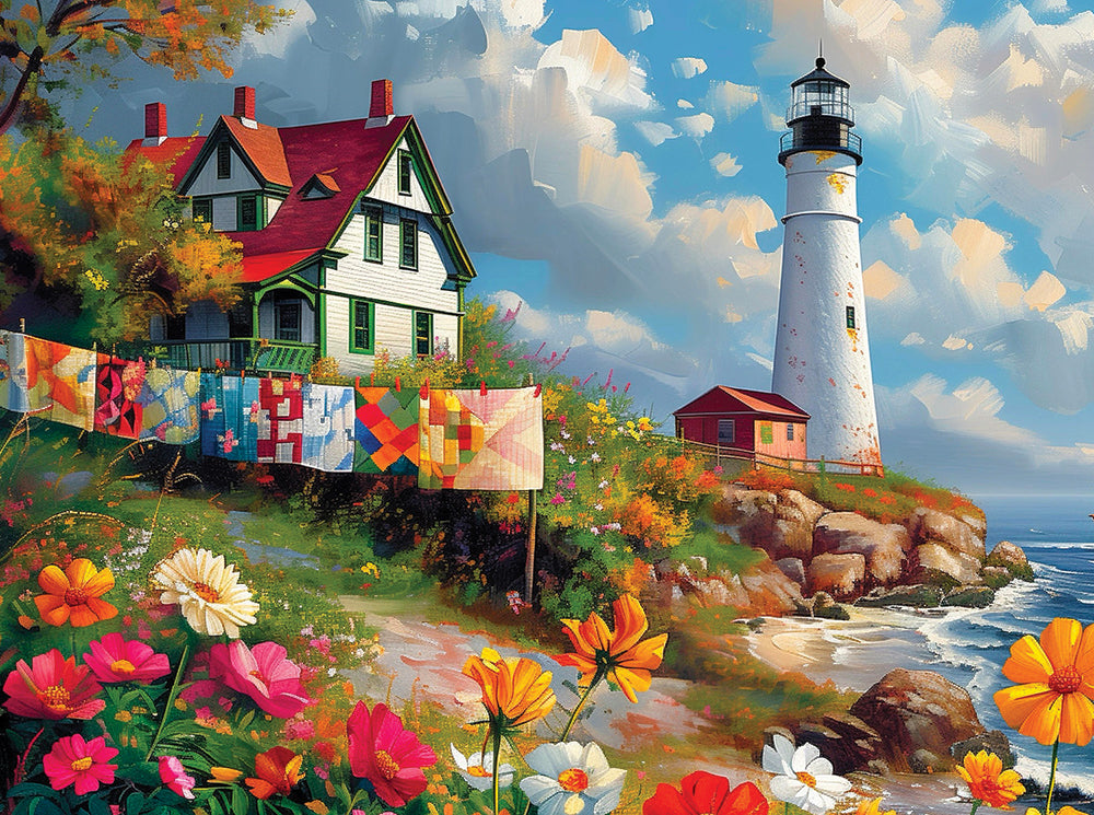 Lighthouse Quilts Jigsaw Puzzle