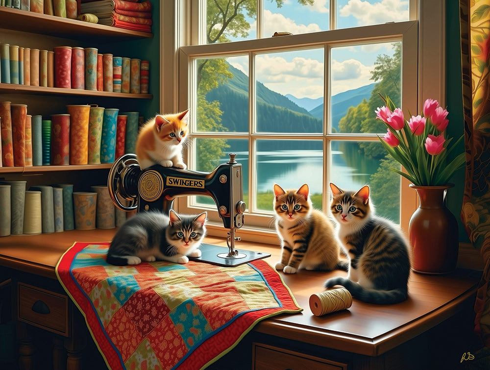 Quilting Helpers Jigsaw Puzzle