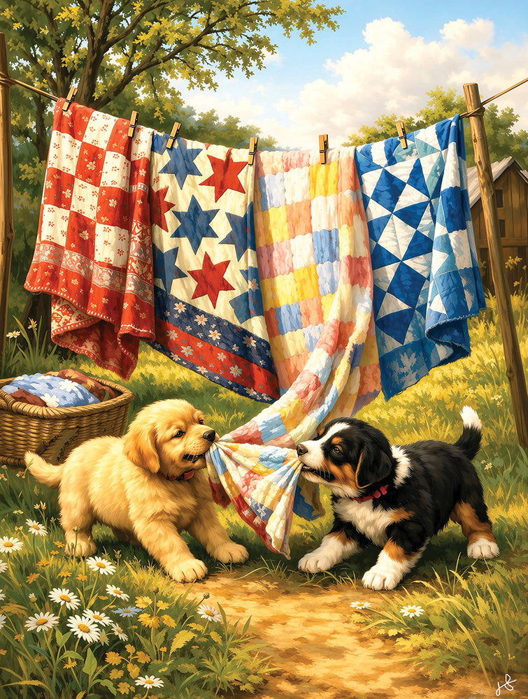 Laundry Helpers Jigsaw Puzzle