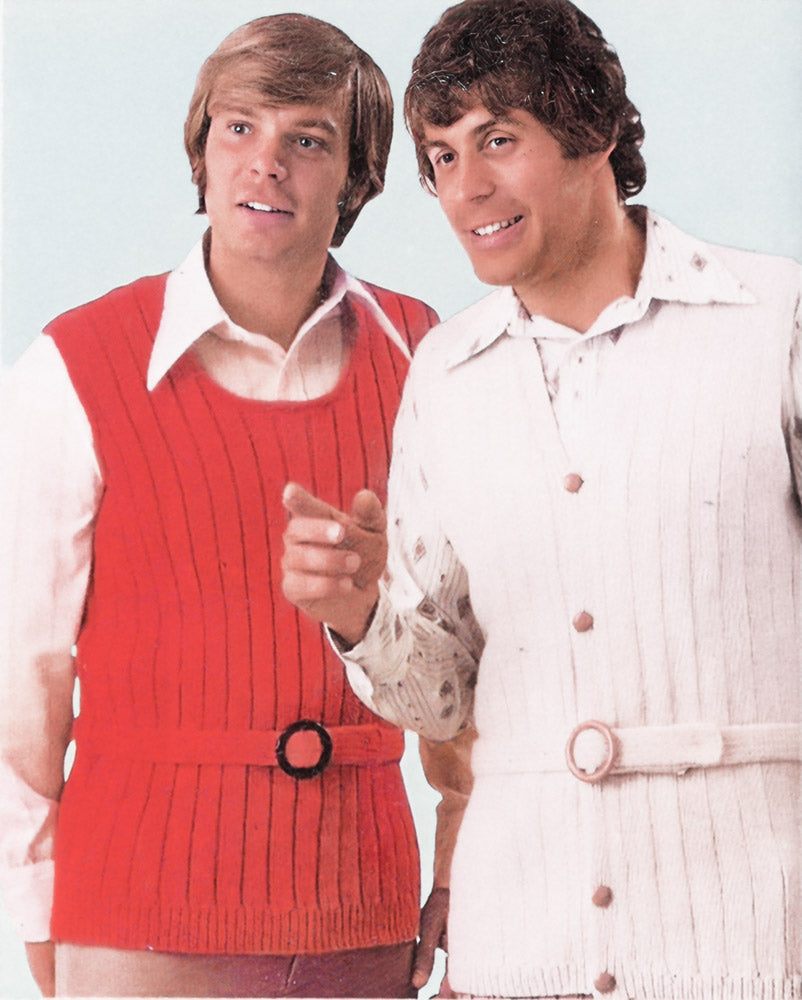 Modèle de gilet cardigan ceinturé