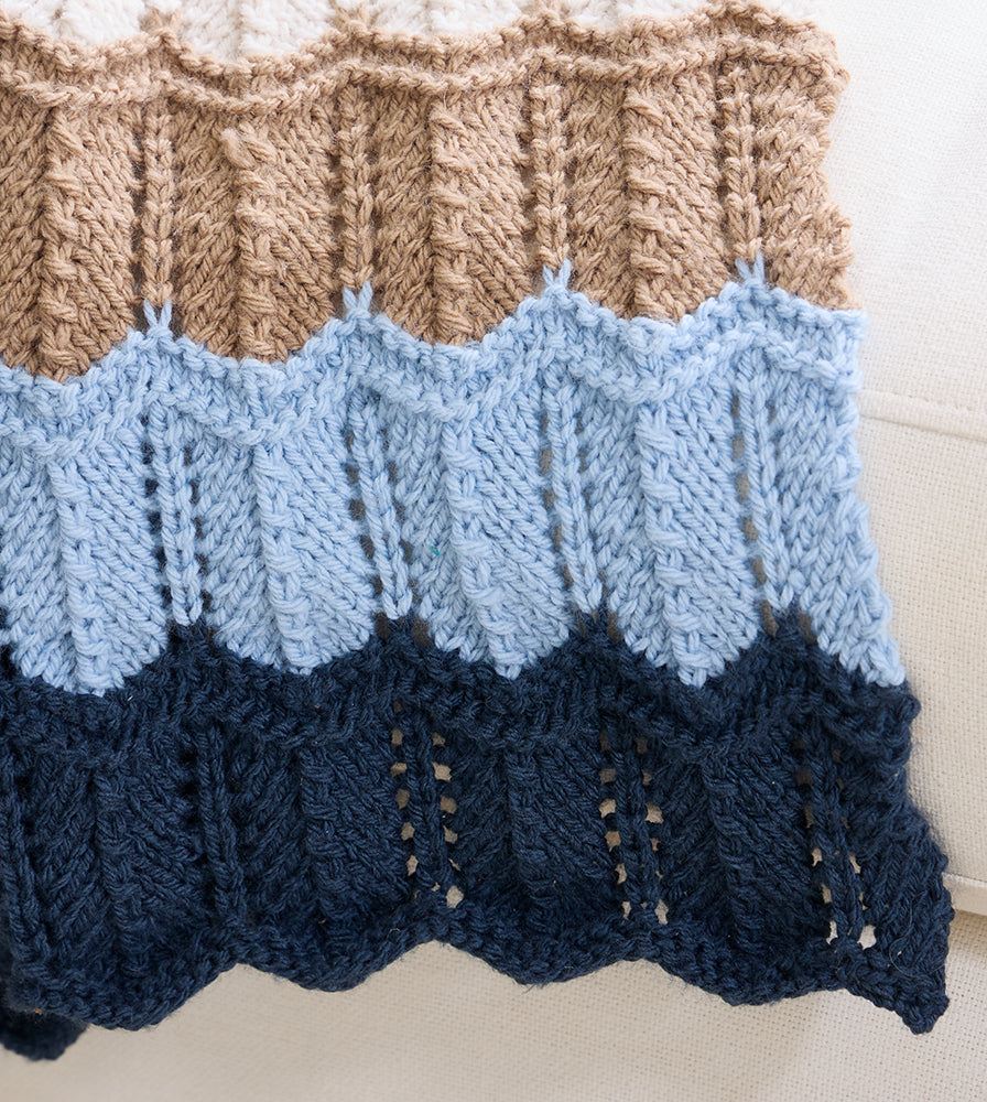 Rippled Tranquility Blanket