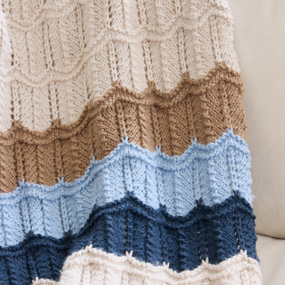 Rippled Tranquility Blanket