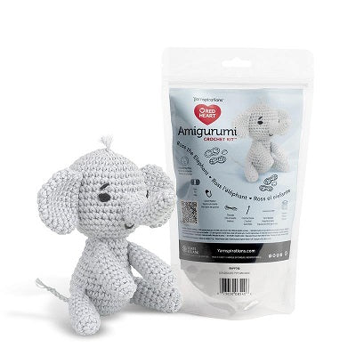 Ross the Elephant Amigurumi Kit