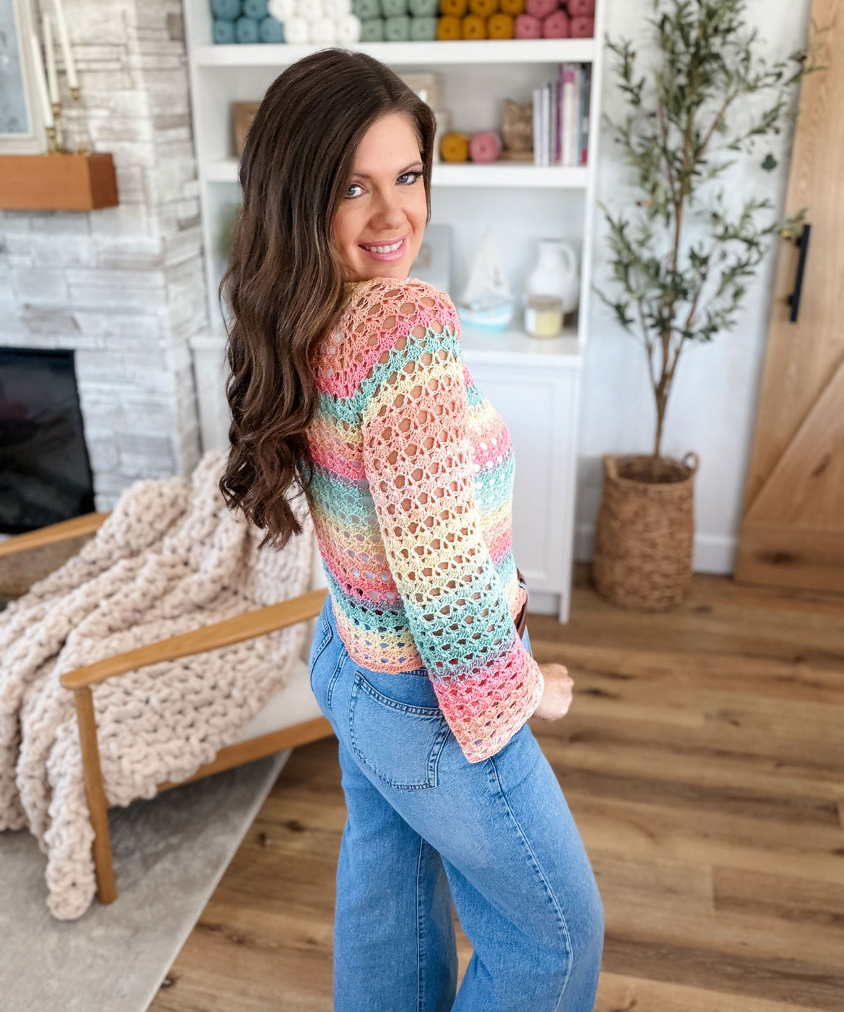 Selene Shell Stitch Top
