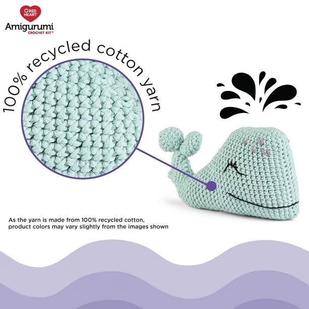 Splashy the Whale Amigurumi Kit