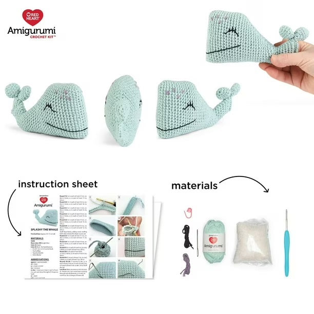 Splashy the Whale Amigurumi Kit