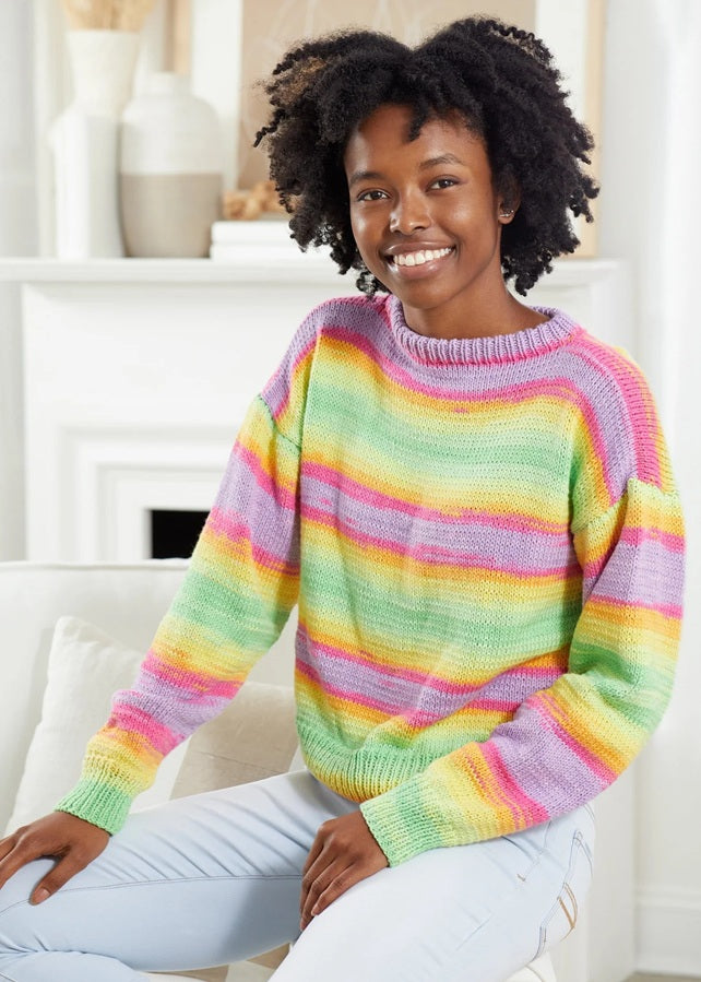 Free Tie Dye Pullover Knit Pattern
