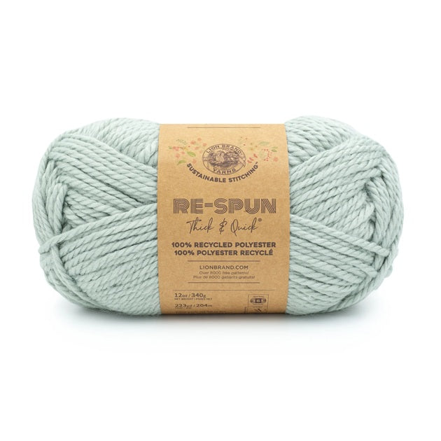 Lion Brand Re-Spun Thick & Quick yarn