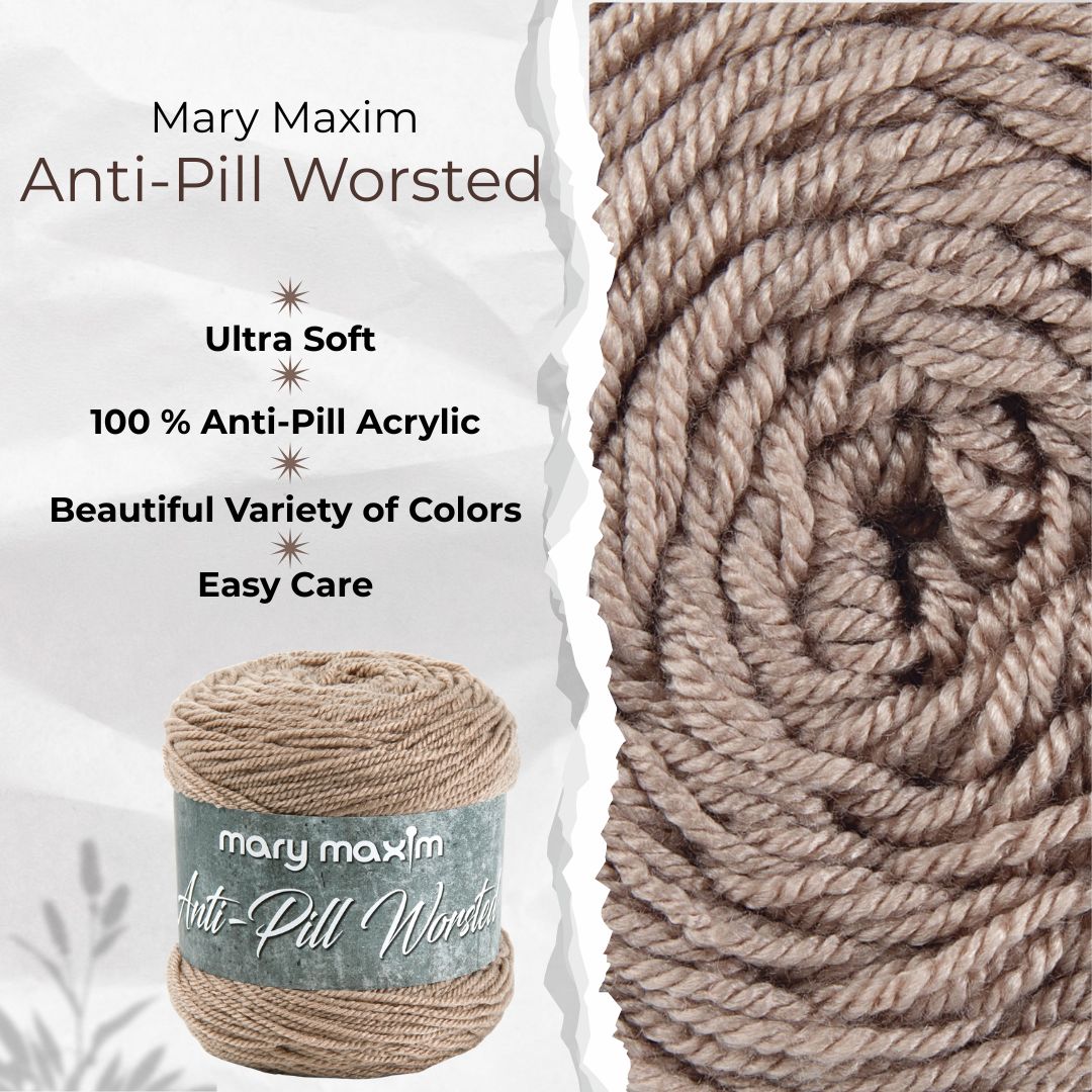 Mary Maxim Anti-Pilling Worsted Yarn