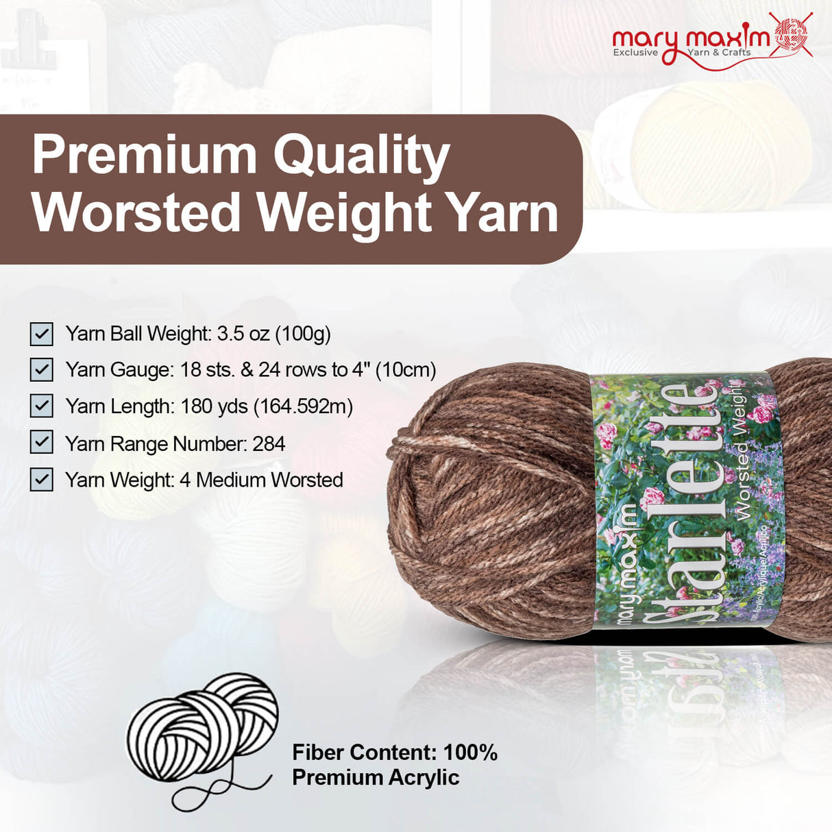 Mary Maxim Starlette Yarn