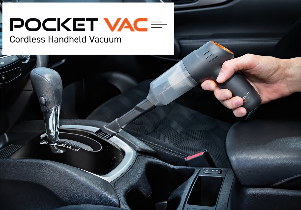 Pocket Vac Cordless Handheld Vacuum