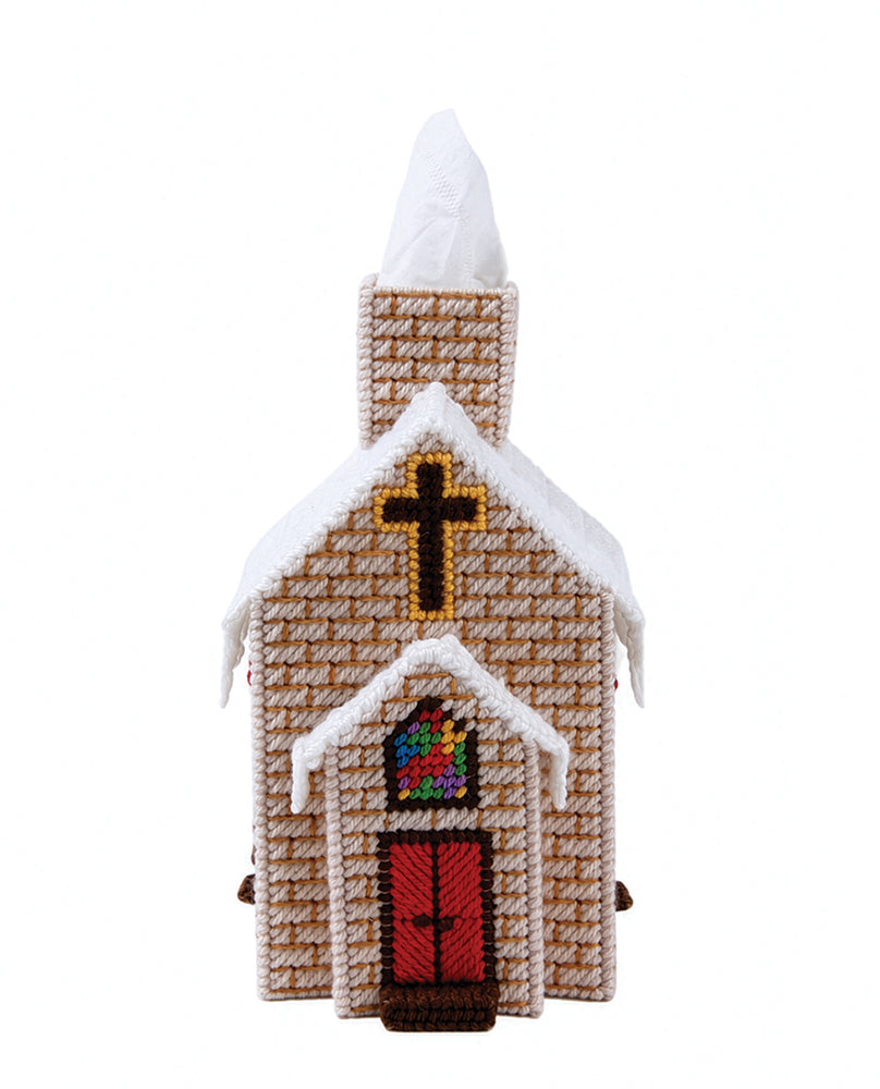 Bless You Plastic Canvas Tissue Box Cover