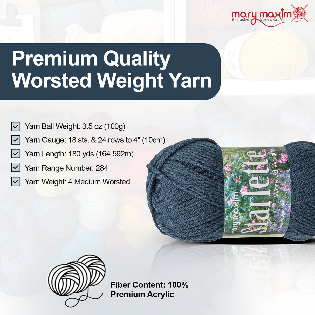 Mary Maxim Starlette Yarn