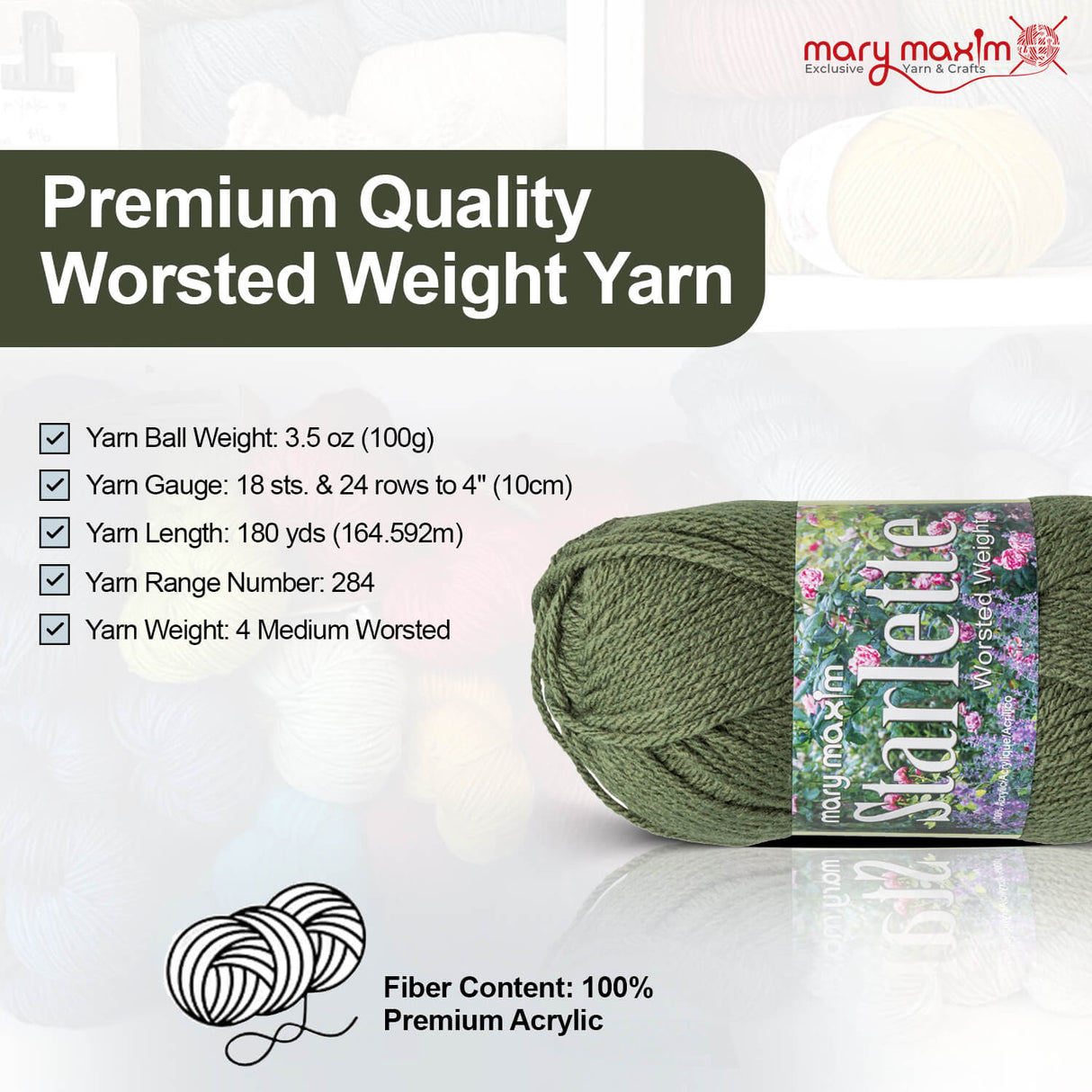 Mary Maxim Starlette Yarn