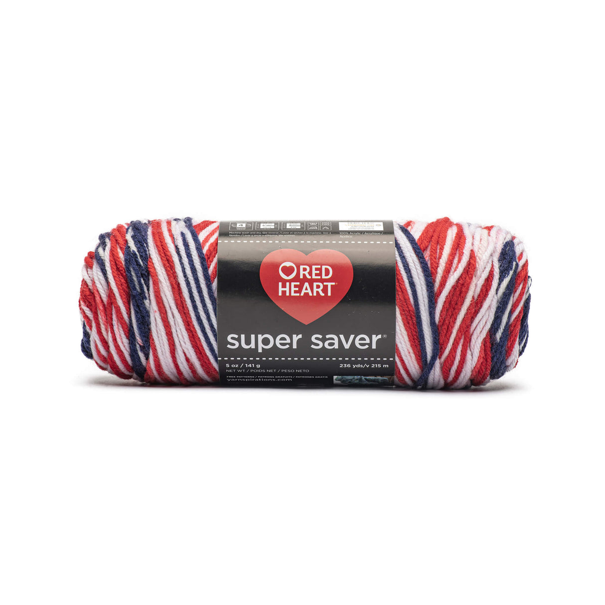 Red Heart Super Saver Yarn (Stripes, Prints, Variegated)