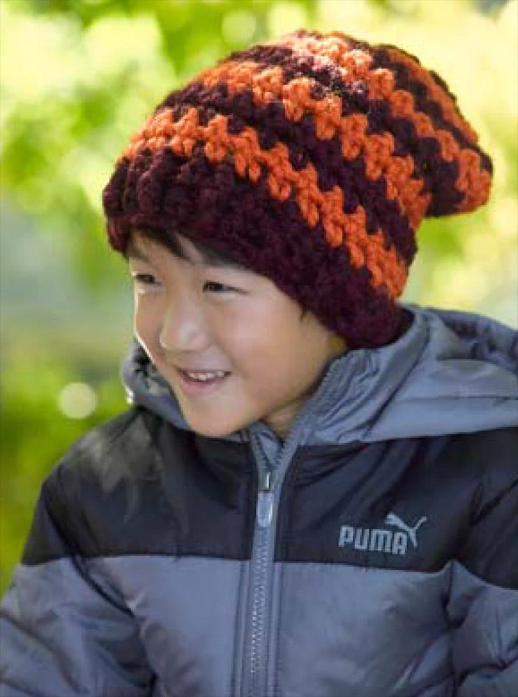 Free Slouchy Stripe Hat Pattern