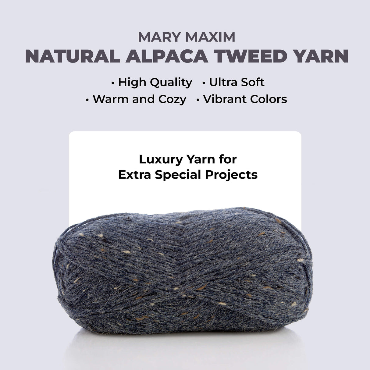 Mary Maxim Natural Alpaca Tweed