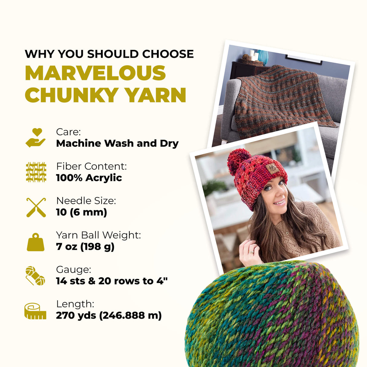 Mary Maxim Marvelous Chunky Yarn