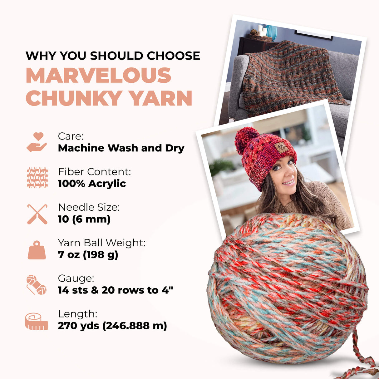 Mary Maxim Marvelous Chunky Yarn