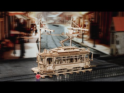 Classic City Tram Wood Mechanical Kit