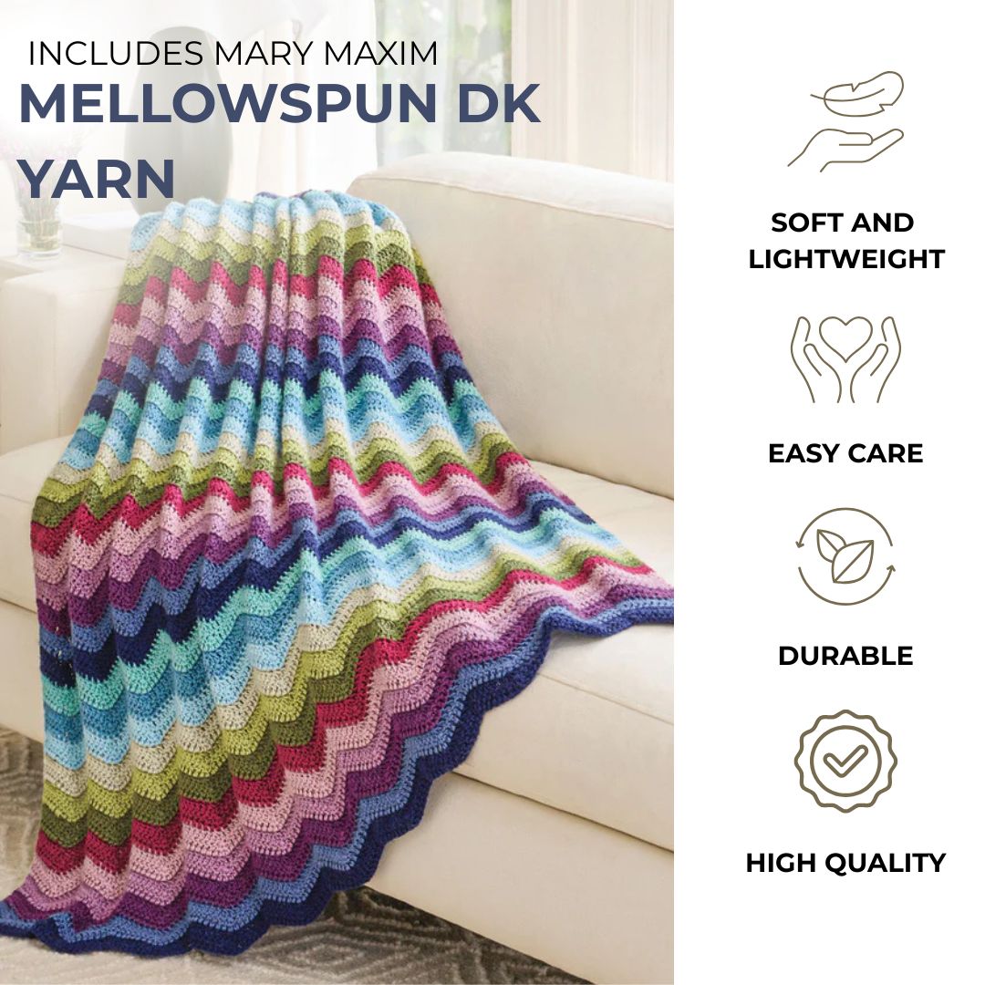 Ripple of Many Colours Throw