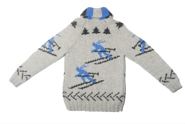 Ladies' or Youth's Cardigan - Skier Pattern