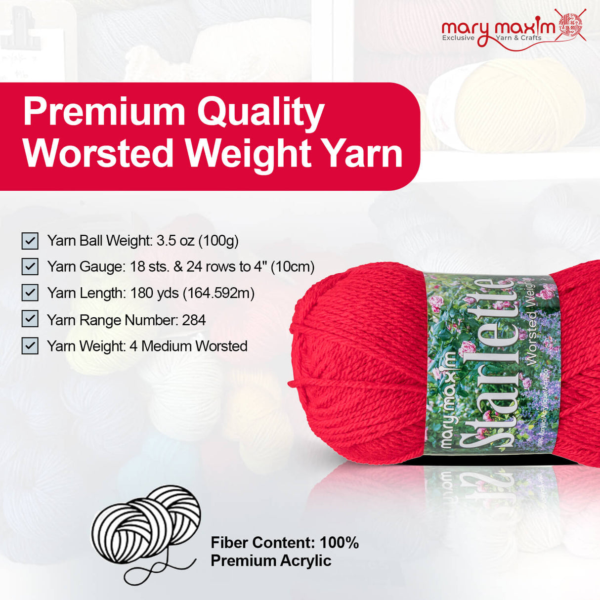 Mary Maxim Starlette Yarn