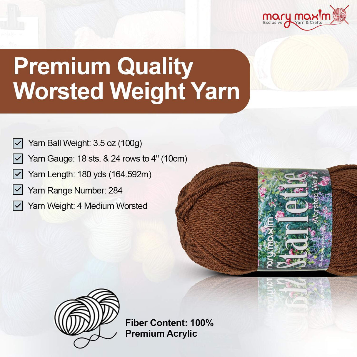 Mary Maxim Starlette Yarn