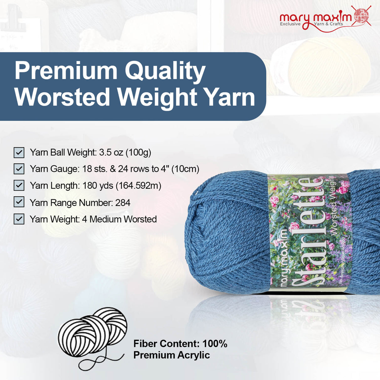 Mary Maxim Starlette Yarn