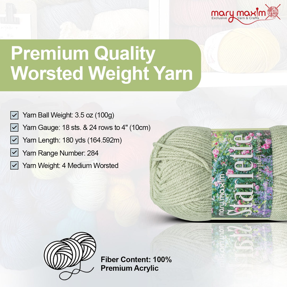 Mary Maxim Starlette Yarn